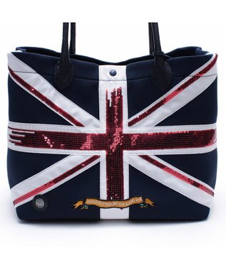 A.D.M.J. 【魔法の様に軽い】マジックライト/ユニオンジャックキューブトート34cm MARINO