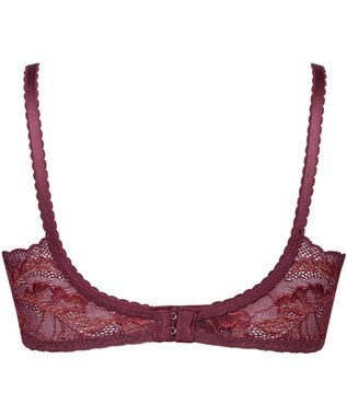 Wing ブラジャー 背中の段差をスムージング 脇高設計 胸ふっくら 【後ろ姿きれいブラ】 ブラ KB2721 ウイング／ワコール エンジ