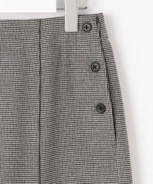 J.PRESS LADIES L 【洗える】Mixツイードチェック スカート ライトグレー系3
