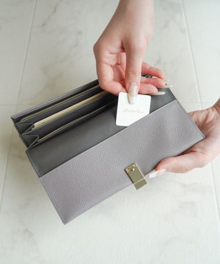 ACE BAGS & LUGGAGE 【人気No.1・新色登場】 Jewelna Rose ブリヨン 本革 長財布 15143 モーヴグレー