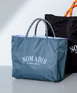 23区 【23区別注/WEB&一部店舗限定】NOMADIS SAC ストライプ ロゴ トートバッグ