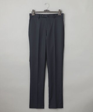 GOTAIRIKU シワになりにくい【御幸毛織/みゆきけおり】DRY SPINNER(ドライスピナー)スーツ（ダークグリーンストライプ） ダークグリーン系1