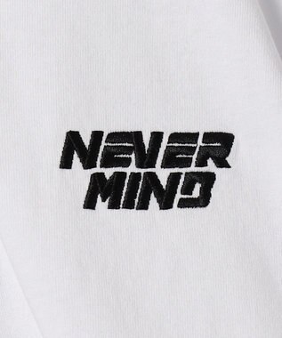 WEGO 刺繍ハーフジップT ホワイト