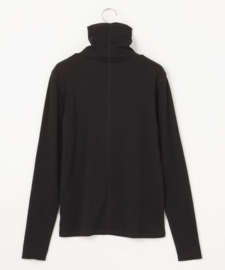 23区 【SLOW/一部店舗限定】フラッフィコットン タートルネックカットソー ブラック系