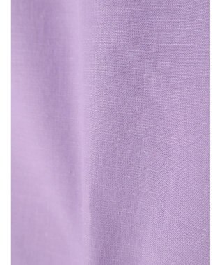 Green Parks 綿麻混台形マキシスカート Lavender