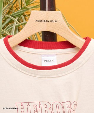 AMERICAN HOLIC 【TOY STORY】リメイク風グラフィックTシャツ Ivory