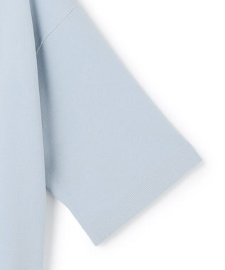 23区 L 【先行予約/WEB&一部店舗限定カラーあり/Lサイズ限定】レーヨンポリエステルストレッチ Vネック ニット [WEB&一部店舗限定カラー]スカイブルー系
