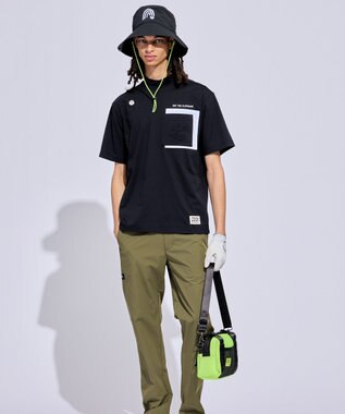PW CIRCULUS 【手洗い洗濯可】【UNISEX】バケットハット ゴルフ ブラック系