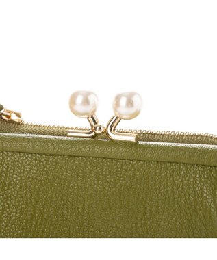 UNBILLION ペルケ perche / アクリル玉がま口2つ折り財布 OL