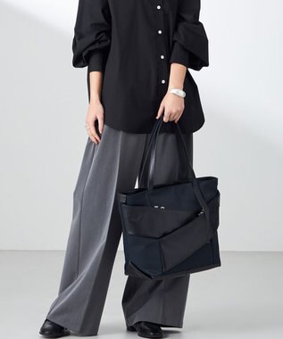 Y'SACCS 【Y'SACCS Gene Line】モルビアン トートバッグ Wide ネイビー