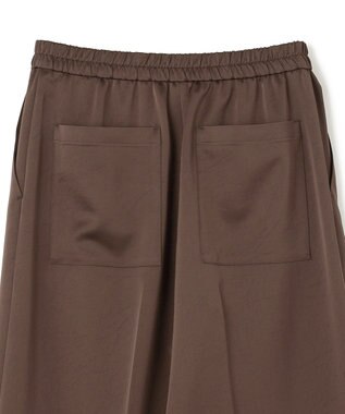 JOSEPH 【洗える】ドレーピーベネシャン　ワイドトラウザーズ Brown
