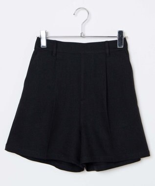 WEGO タックショートパンツ ブラック