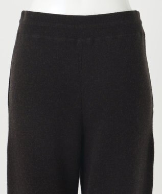 23区 S 【R(アール)】カシミヤブレンド ニットパンツ ダークブラウン系