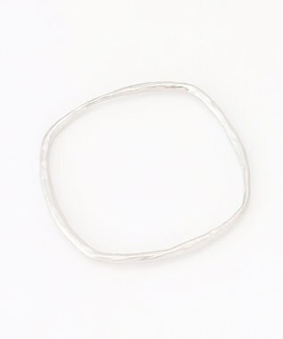 自由区 フレームスクエア バングル シルバー系