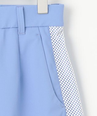 23区GOLF 【WOMEN】【ストレッチ】バックドビー×メッシュロゴスカート サックスブルー系