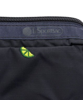 LeSportsac SQUARE COSMETIC/ミックスドフルーツエンブロイダリー ミックスドフルーツエンブロイダリー