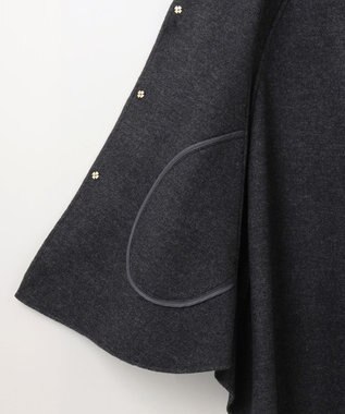 自由区 リバー ポンチョ チャコール