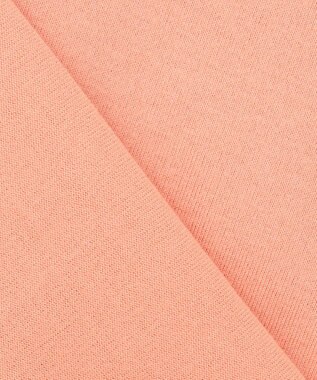 23区 【洗える】ロゴプリント コットン Tシャツ ライトオレンジ系