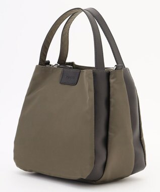 Y'SACCS スクエアすっきりトート SSサイズ カーキ