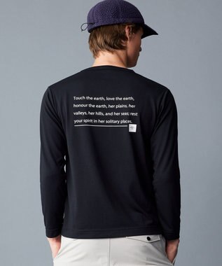 JOSEPH ABBOUD MOUNTAIN 【吸水速乾/消臭性】デオドライ天竺 ロングスリーブ Tシャツ