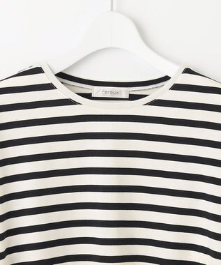 Feroux 裾フレア ロンＴ アイボリー系1