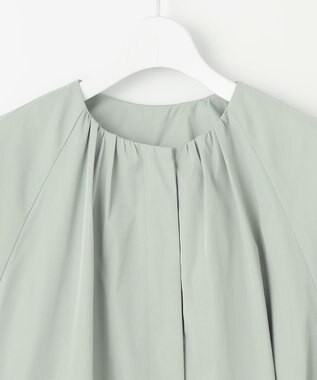 自由区 L 【洗える】メモリーノーカラー コート ミント