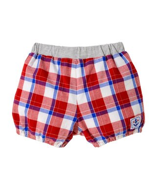 MIKI HOUSE HOT BISCUITS 【70-90cm】 イカリマークワッペンつき ベビーブルマ