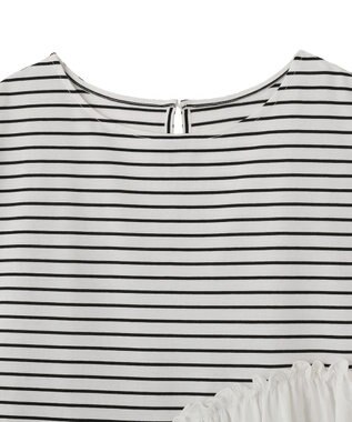 YECCA VECCA アシメペプラムカットソー Border