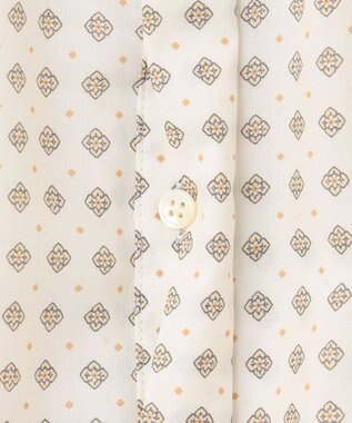 J.PRESS LADIES L 【洗える】 ジオメトリック スタンドカラー ブラウス アイボリー系5