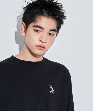 WEGO アニマルワンポイントT（LS） ブラック