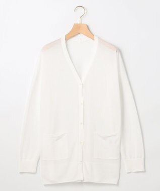 組曲 S 【先行予約】シアーニットVネック カーディガン