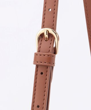 LA BAGAGERIE ソフトエナメル2WAYハンドバッグ Sサイズ アイボリー