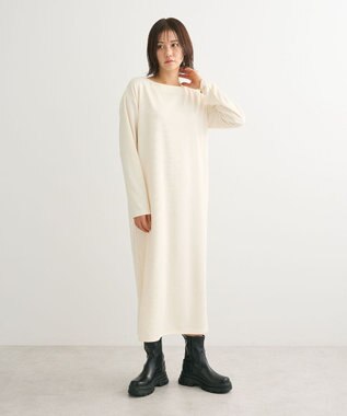 Green Parks ＳＥＴ２点ベスト＋リブワンピース Ivory