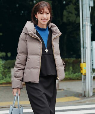 Tiaclasse 【安田美沙子さん着用・新色追加】シームレスダウンコート モカ