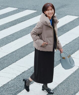 Tiaclasse 【安田美沙子さん着用・新色追加】シームレスダウンコート モカ