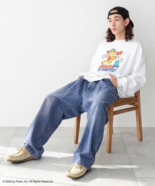 WEGO 【ユニセックス着用ITEM】別注GARFIELDプルオーバー 柄1