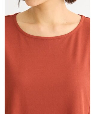 Green Parks 袖表面ドッキングカットプルオーバー Terracotta