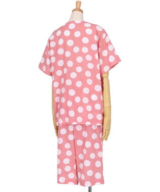 ワコール／睡眠科学 パジャマ 【SOU・SOU（R）】 綿100%(本体) 高島ちぢみ（R） 5分袖 半袖 7分丈 レディース YDT123 睡眠科学／ワコール ピンク