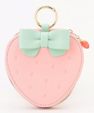 ANY KIDS 【Strawberry Collection】カラビナ付きいちごポーチ