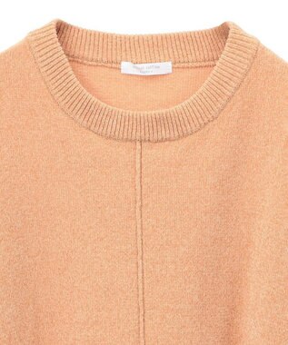 Green Parks ベロアモールリラックスサイズニットプルオーバー Orange