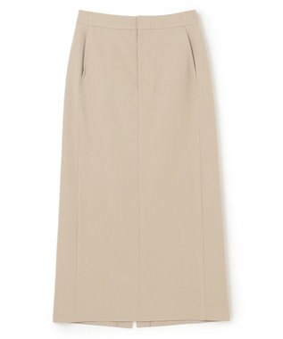 UNFILO イージーチノ Iラインスカート ベージュ