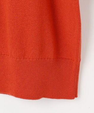J.PRESS LADIES Cotton Wool ボートネック ニット オレンジ系