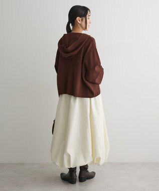CRAFT STANDARD BOUTIQUE ハーフミラノニットフーディー＜ハンドウォッシャブル＞ Brown