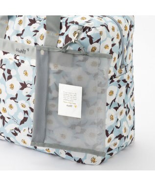 ACE BAGS & LUGGAGE HaNT トラベルアクセサリー 折り畳みボストンバッグ 30L 17721 ハント ブルーフラワー