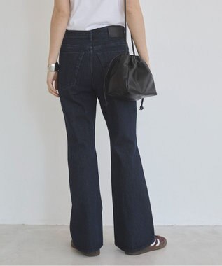 WEGO 【ANGIE VINTAGE/SMLサイズ展開】ブーツカットデニムパンツ ネイビー
