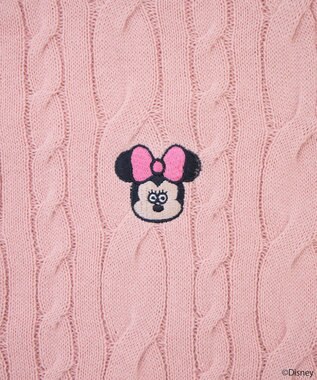 earth music&ecology Ｄｉｓｎｅｙ×Ｓｅｉｊｉ　Ｍａｔｓｕｍｏｔｏ刺繍ニット Pink
