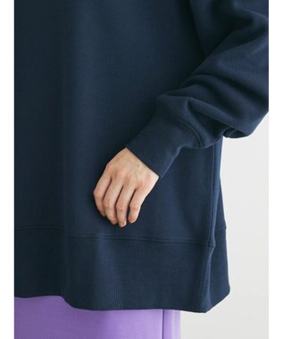 Green Parks 裏起毛ロゴプルオーバー Navy