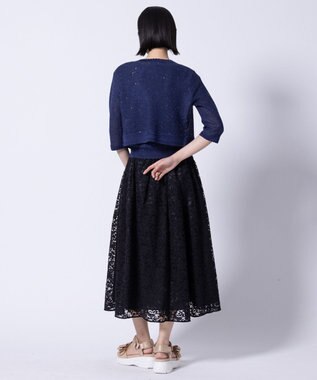 TOCCA 【洗える・消臭】LACE A LA CARTE スカート ブラック系