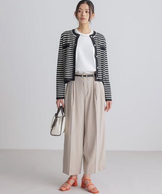 組曲 バウンディングシャーティングカーヴィー パンツ ベージュ系