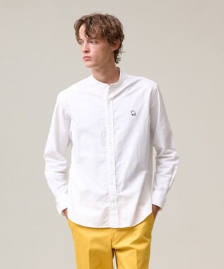 このさりげなさが大人気【IVY COLLECTION】【UNISEX】バックブルオックスガーメントダイ シャツ